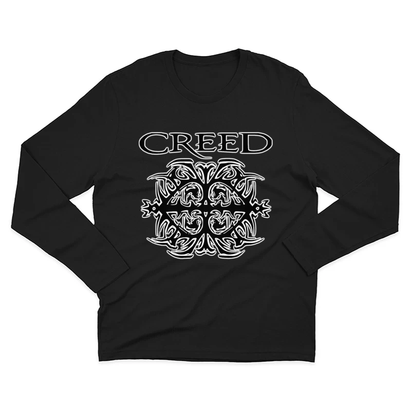 Creed Band Logo with Tribal Gothic Design Male Long Sleeve T-Shirt