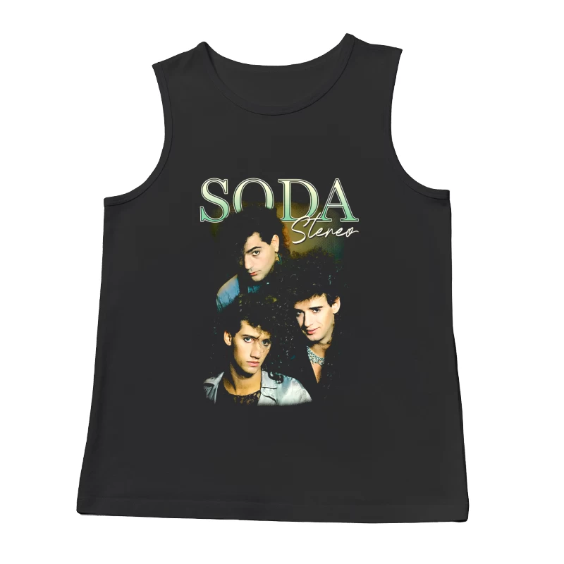 Soda Stereo Band Vintage Male Tank Top