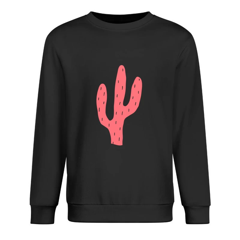 Illustration de cactus rose Homme Sweat-shirt à enfiler
