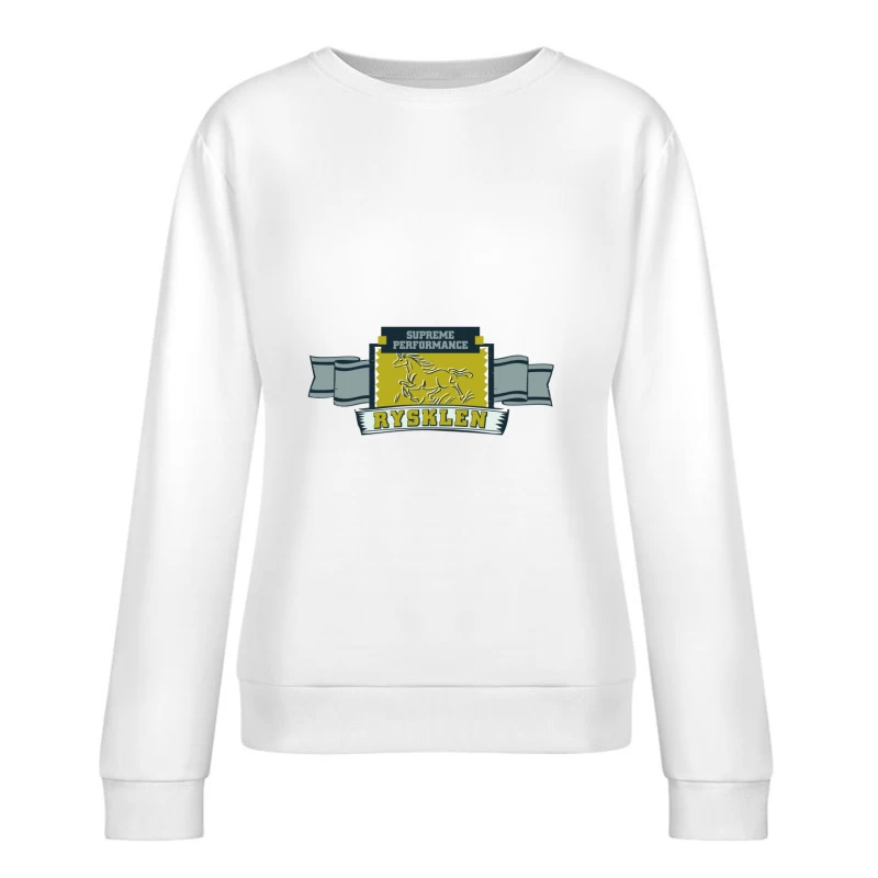Logo équestre de performance suprême Femme Sweat-shirt à enfiler