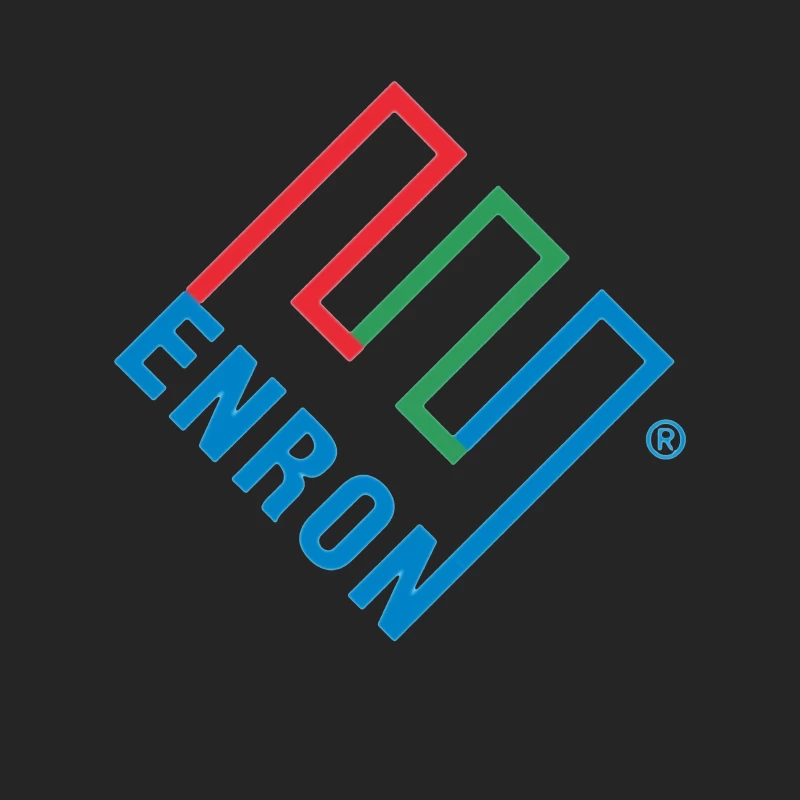 Enron Corporation Logo - Historic Energy Company Symbol Male Pullover Sweatshirt