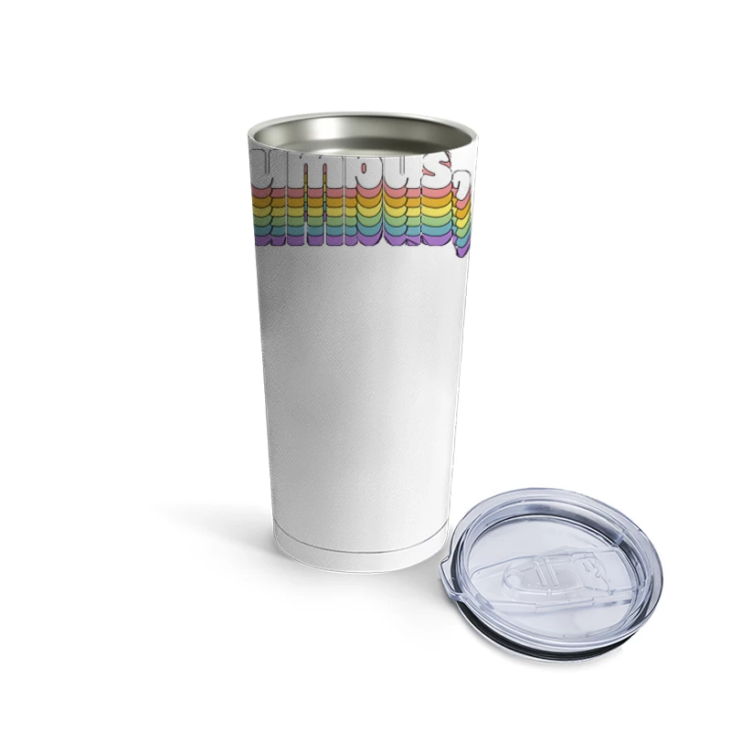 Columbus, OH  Retro Typography Design Travel Mug