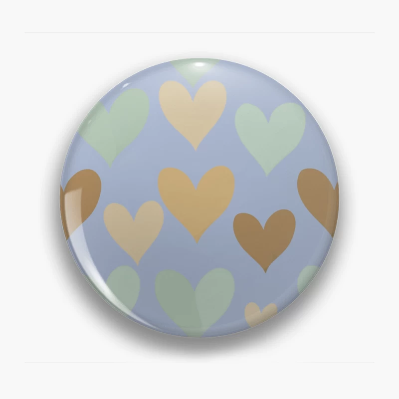Pastel Hearts Pattern: Romantic Minimalist Wallpaper Design Pin