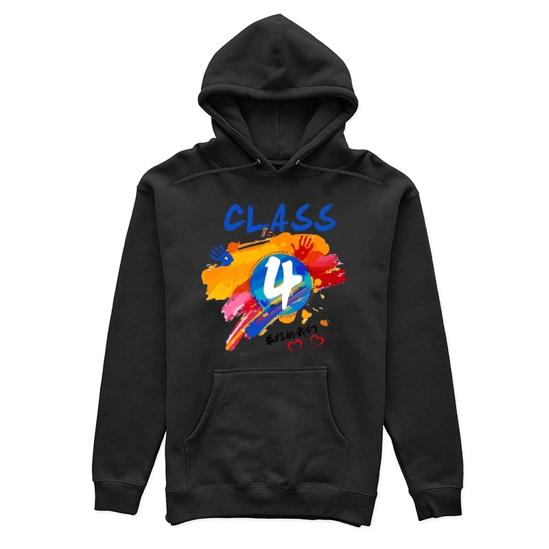 Bunte Klassenzimmerkunst Damen Pullover Hoodie