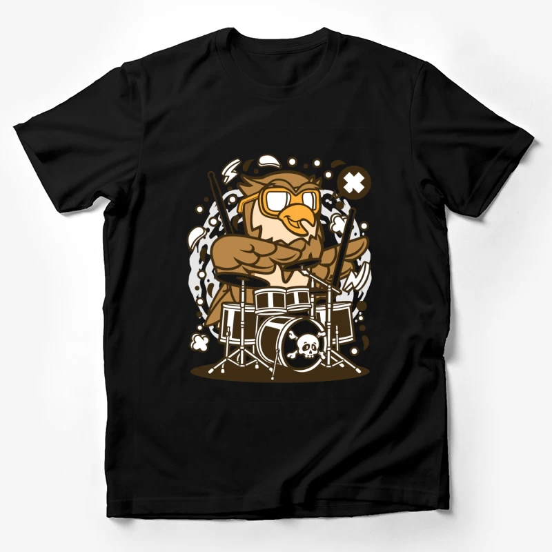 Hibou batteur rockeur Homme T-Shirt