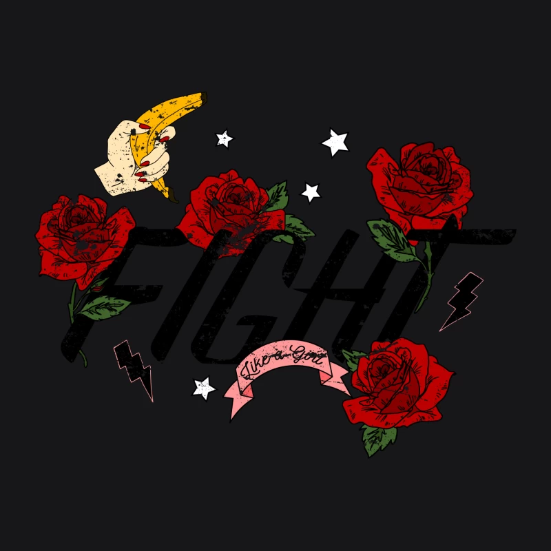Art Vintage avec Roses et Main Homme Sweat à capuche