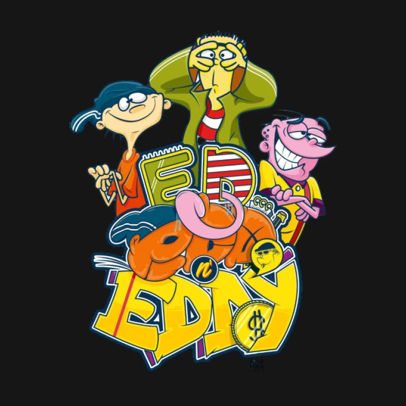 Personnages de bande dessinée Ed, Edd et Eddy Homme T-Shirt