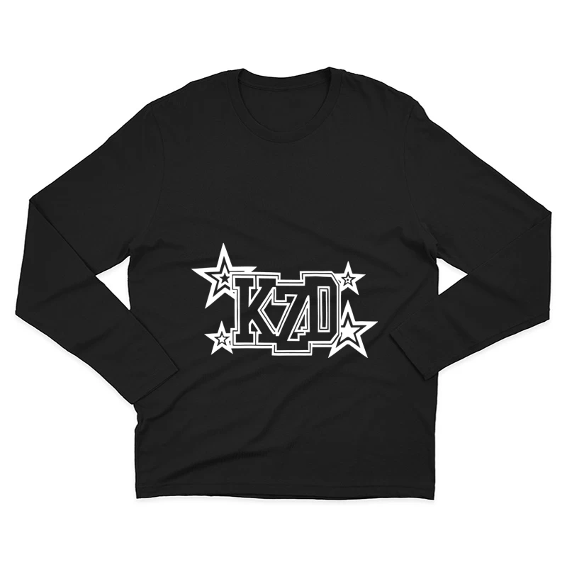 Stylisches KZD Sternlogo Herren Langarm T-Shirt