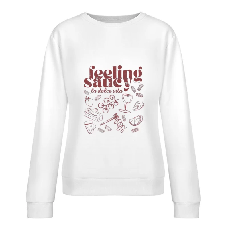 Art de Vivre à l'Italienne Femme Sweat-shirt à enfiler