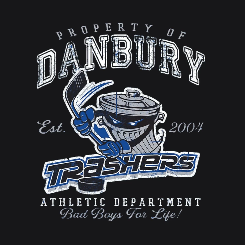 Danbury Trashers Worn Male Pullover Hoodie