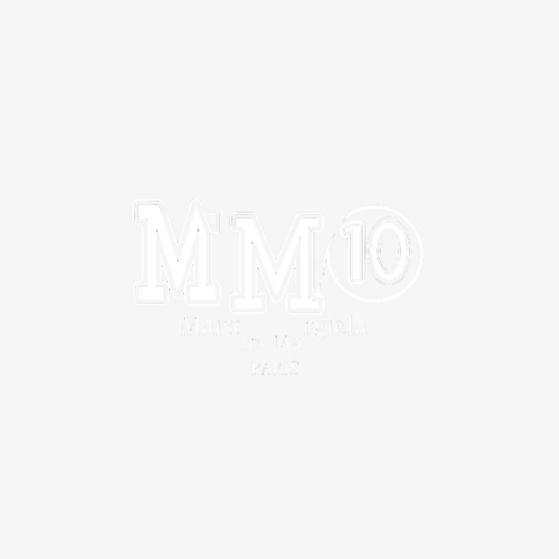 Design du Logo Maison Margiela Homme Manches Longues T-Shirt
