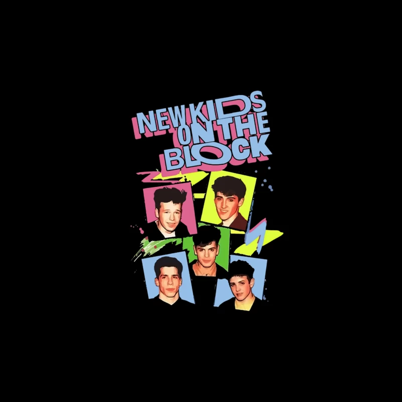 New Kids on the Block 90s Pop Group Vintage Photo Collection Mouse Pad