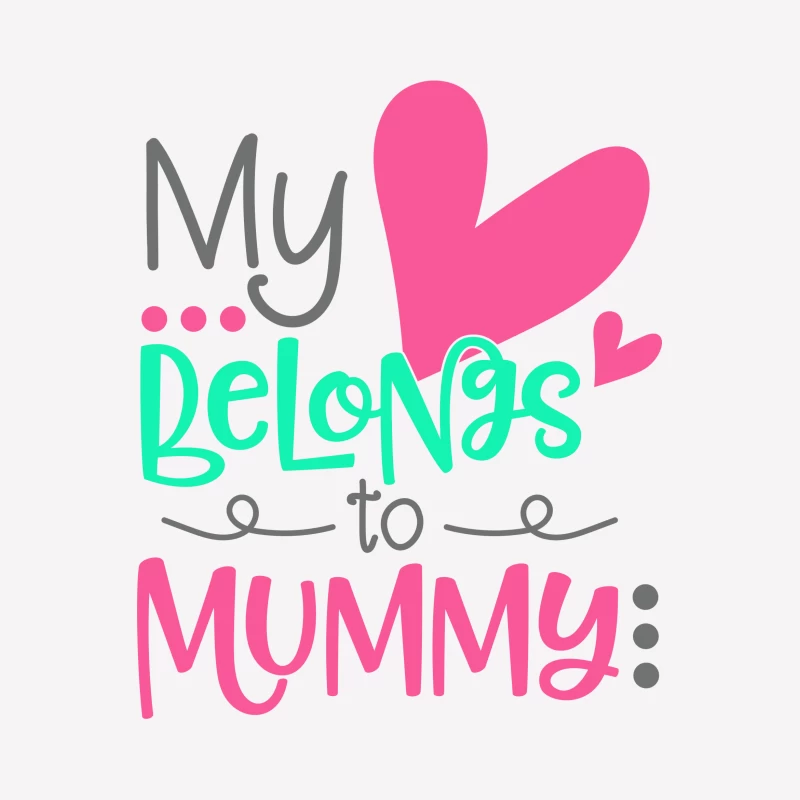 Expression affectueuse pour maman Femme T-Shirt
