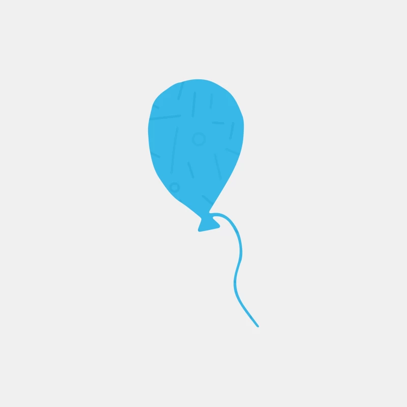 Ballon bleu avec motifs Homme Débardeur
