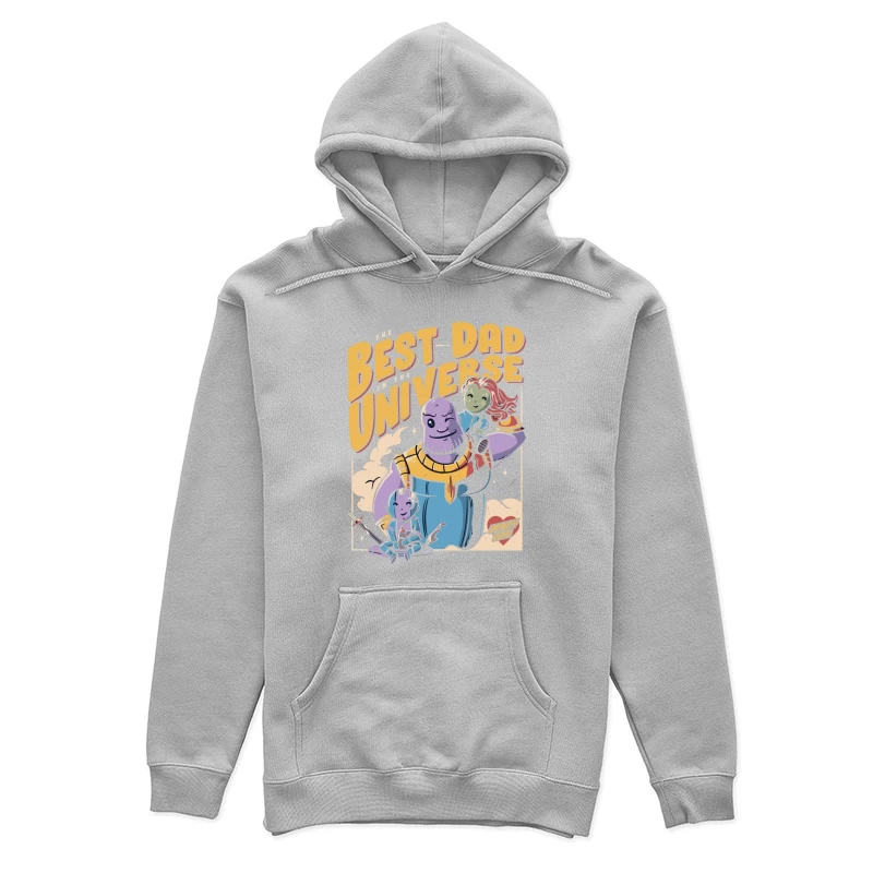 Best Dad in the Universe Comic Art Female Pullover Hoodie