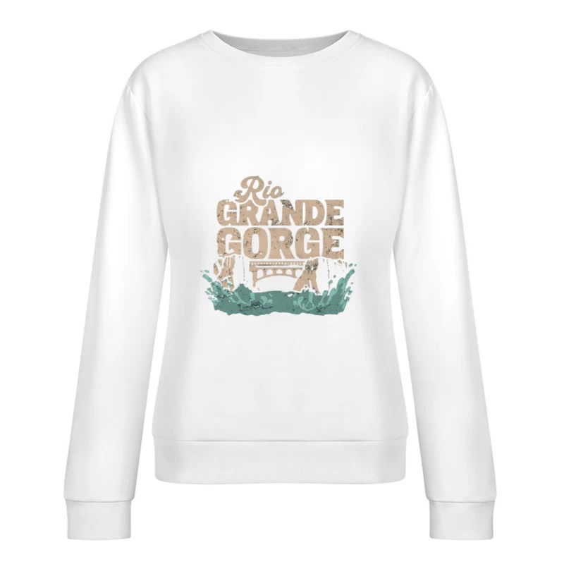 Rio Grande Gorge Abenteuer Damen Pullover Sweatshirt