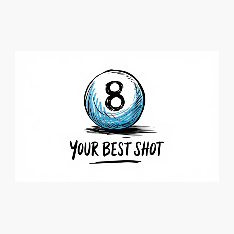 Motivational Eight Ball: Your Best Shot in Billiards Travel Mug