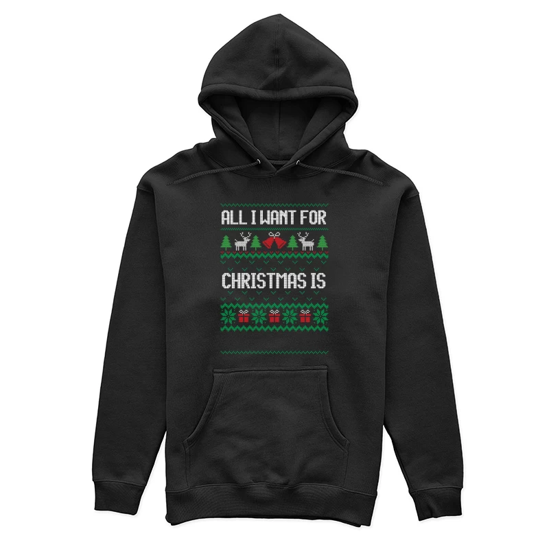 Motif de Noël avec rennes et cloches Femme Sweat à capuche