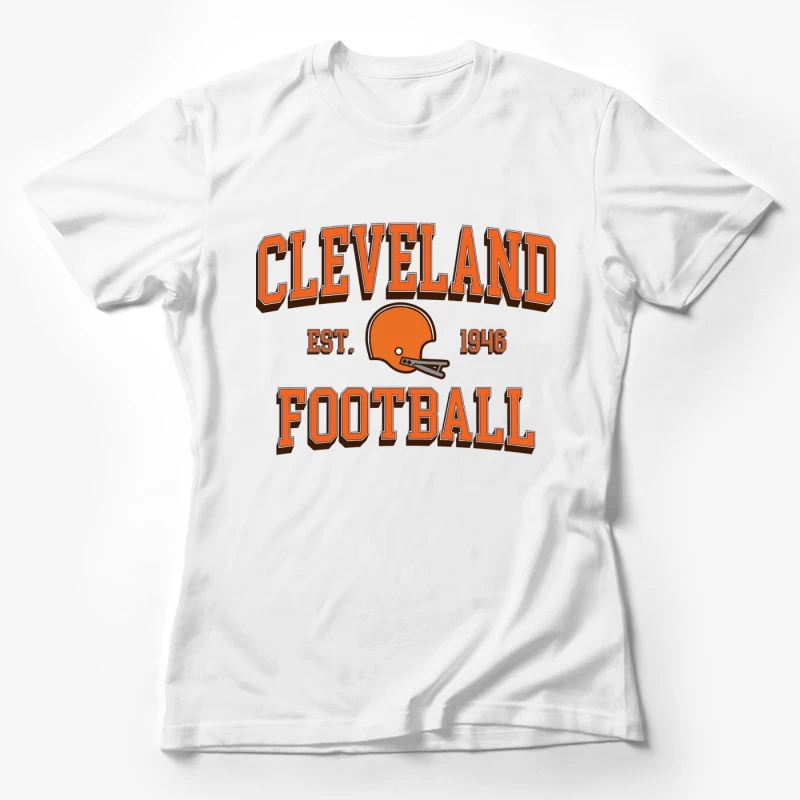 Cleveland Browns NFL Football Team Vintage Logo Est. 1946 Female T-Shirt