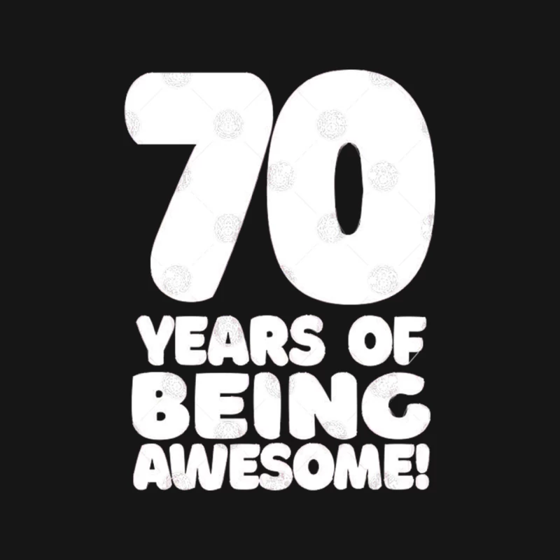 70 Years Of Being Awesome - Funny Birthday Design Mouse Pad