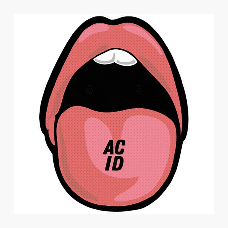 Acid Tongue Design Pin
