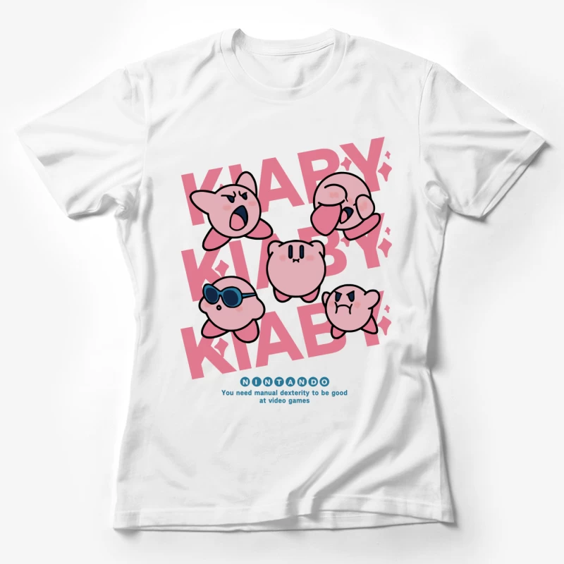 Verschiedene Kirby-Ausdrücke Design Damen T-Shirt