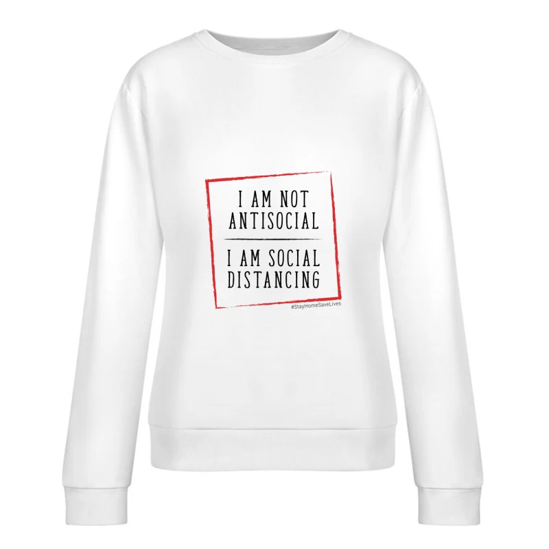 Carré abstrait rouge sur un fond noir Femme Sweat-shirt à enfiler
