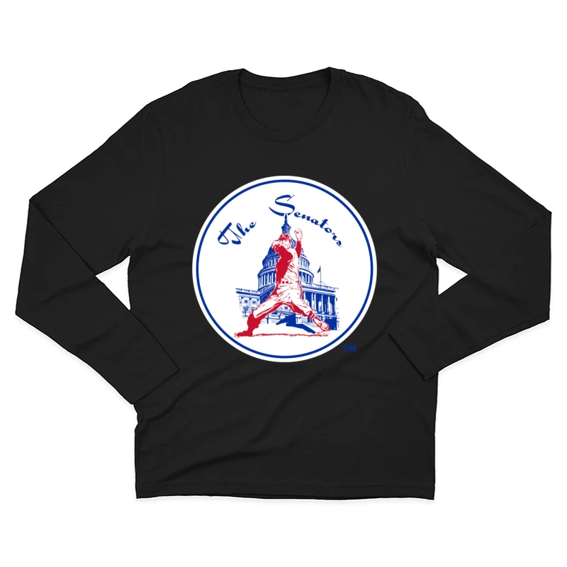 Washington Senators Baseball Club Male Long Sleeve T-Shirt