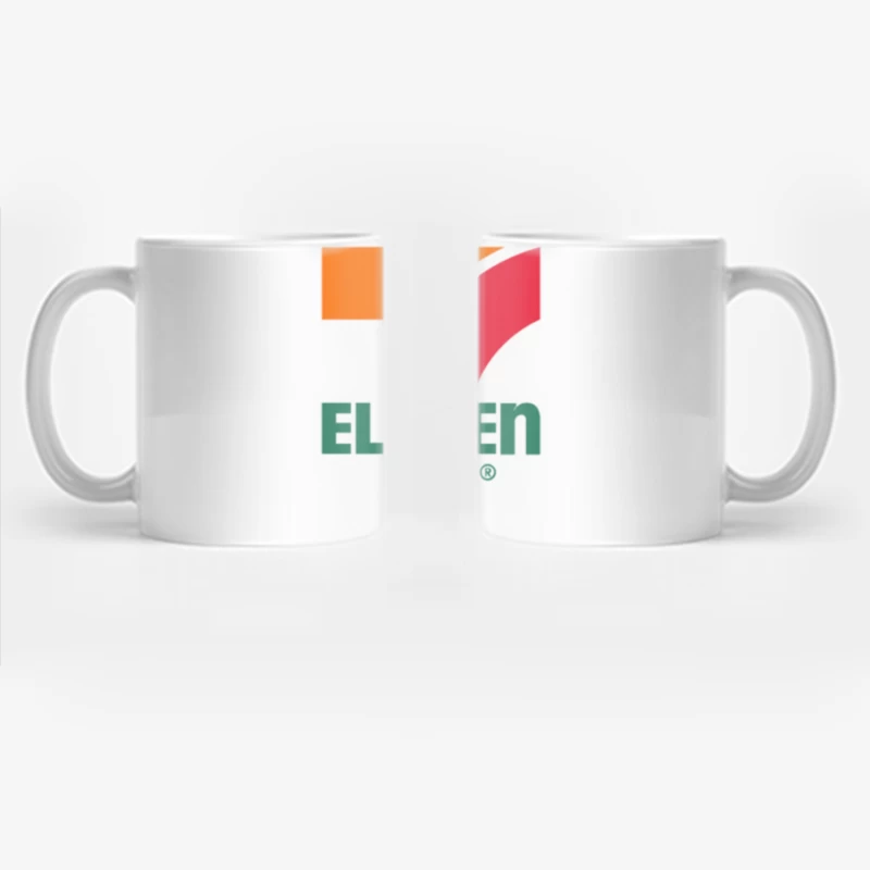 7-Eleven Convenience Store Chain Logo Design Coffee Mug