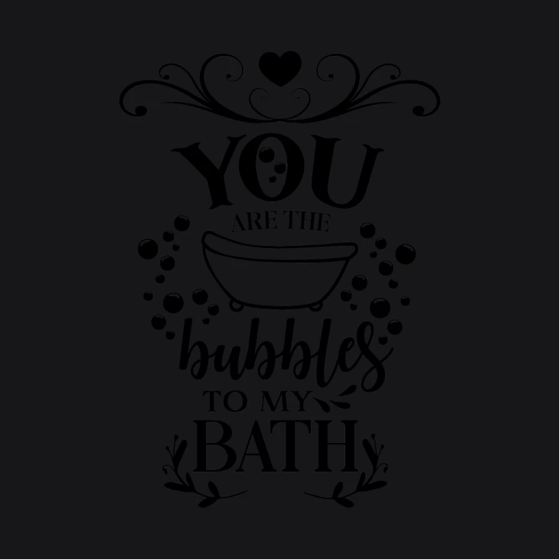 Message inspirant avec baignoire et bulles Homme Sweat à capuche