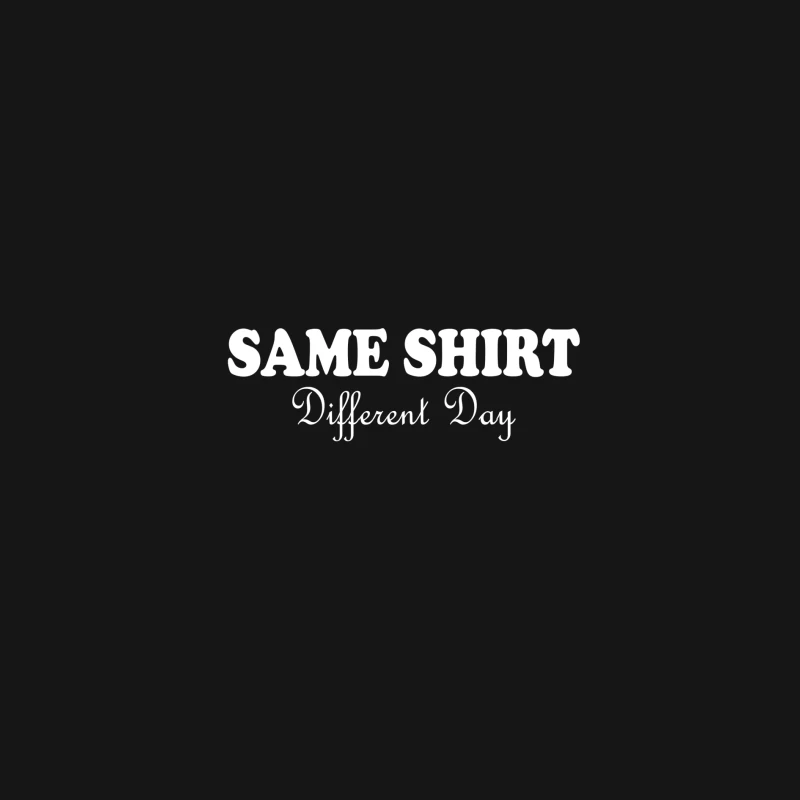 Mème amusant sur la même chemise au quotidien Homme Manches Longues T-Shirt