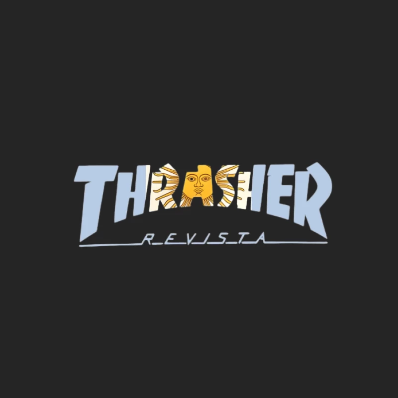 Design de masque solaire Thrasher Homme Sweat-shirt à enfiler