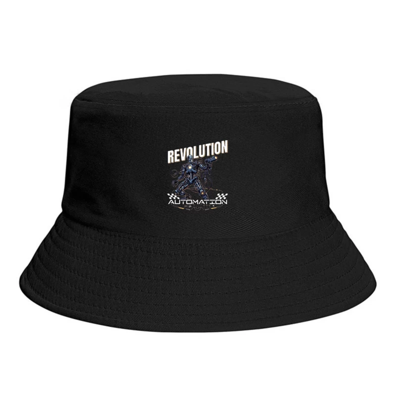 Combat Robot Revolution Sci-Fi Art Bucket Hat