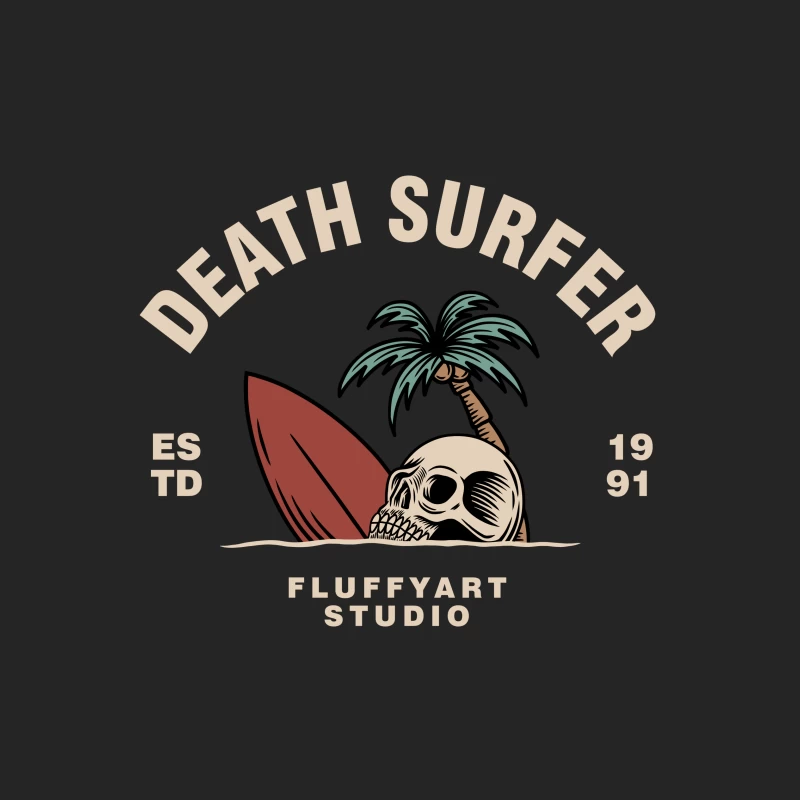 Death Surfer Studio Logo Female Pullover Sweatshirt