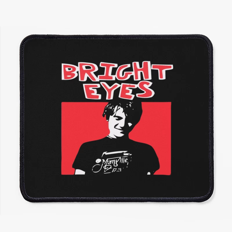 Bright Eyes Minimalist Album Cover Art Mouse Pad