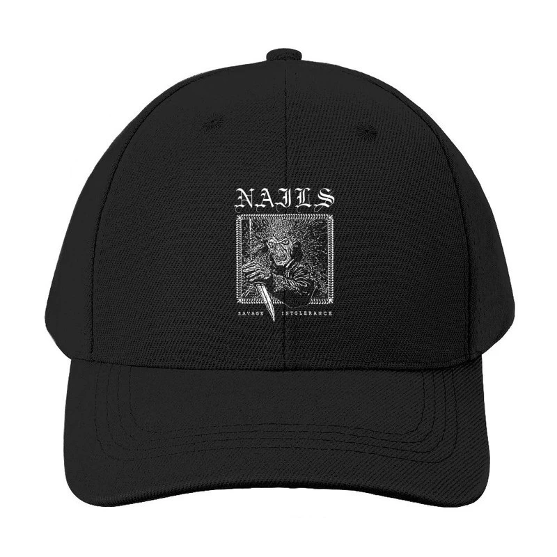 Nails Savage Intolerance Baseball Cap