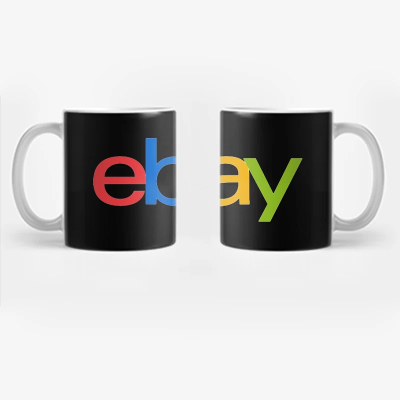 eBay Official Multicolored Logo Coffee Mug