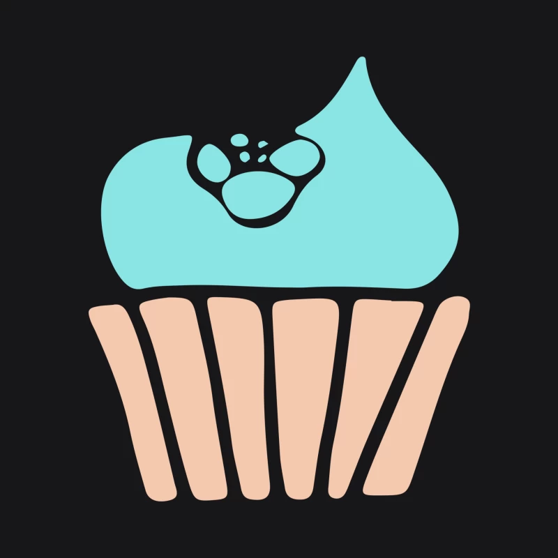 Cupcake Pattes de Chat Homme Sweat à capuche