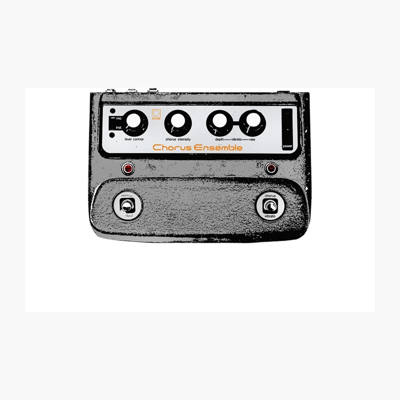 Chorus Ensemble Pedal  Guitar FX Fan Art Design Travel Mug