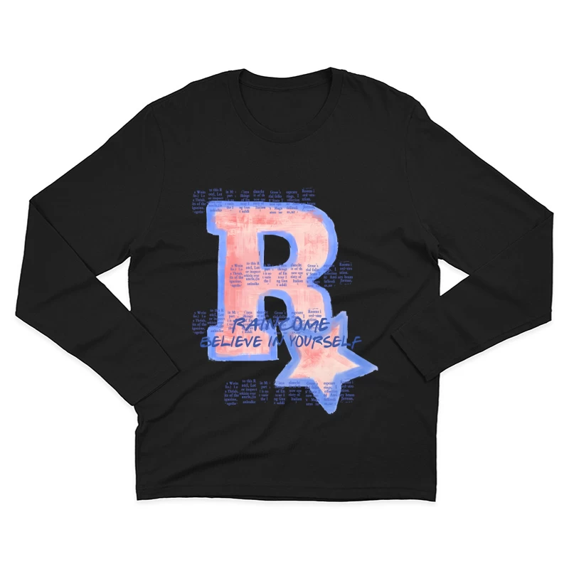 R-Stern-Motivation Herren Langarm T-Shirt