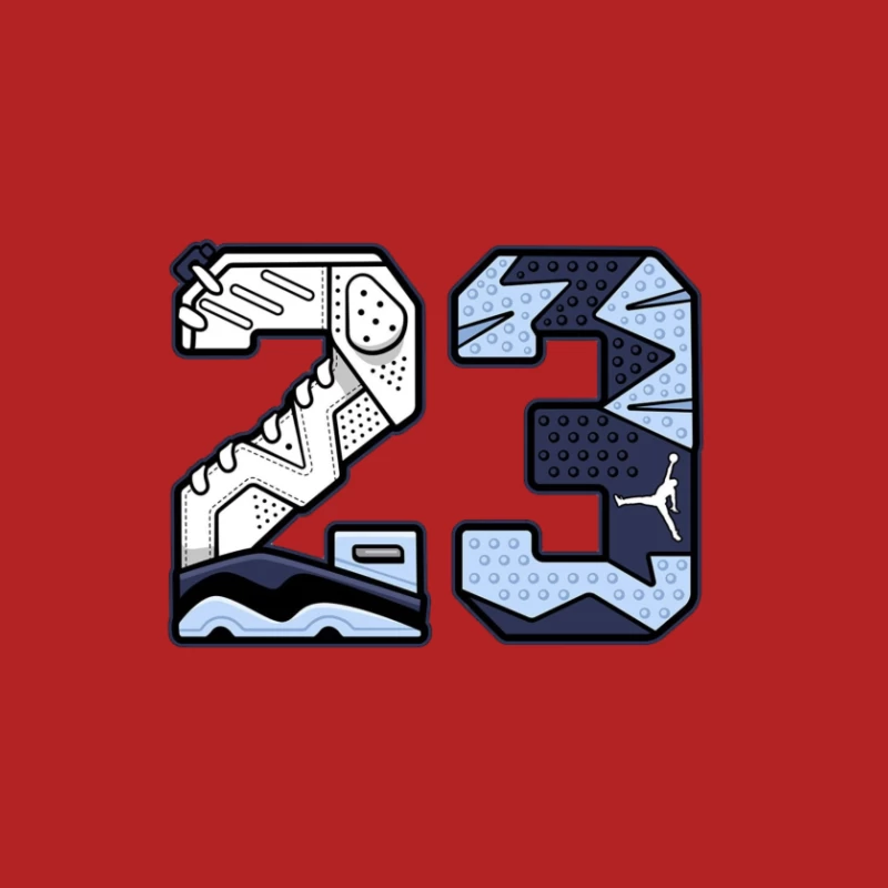 Numéro 23 inspiré par le design des baskets Homme T-Shirt