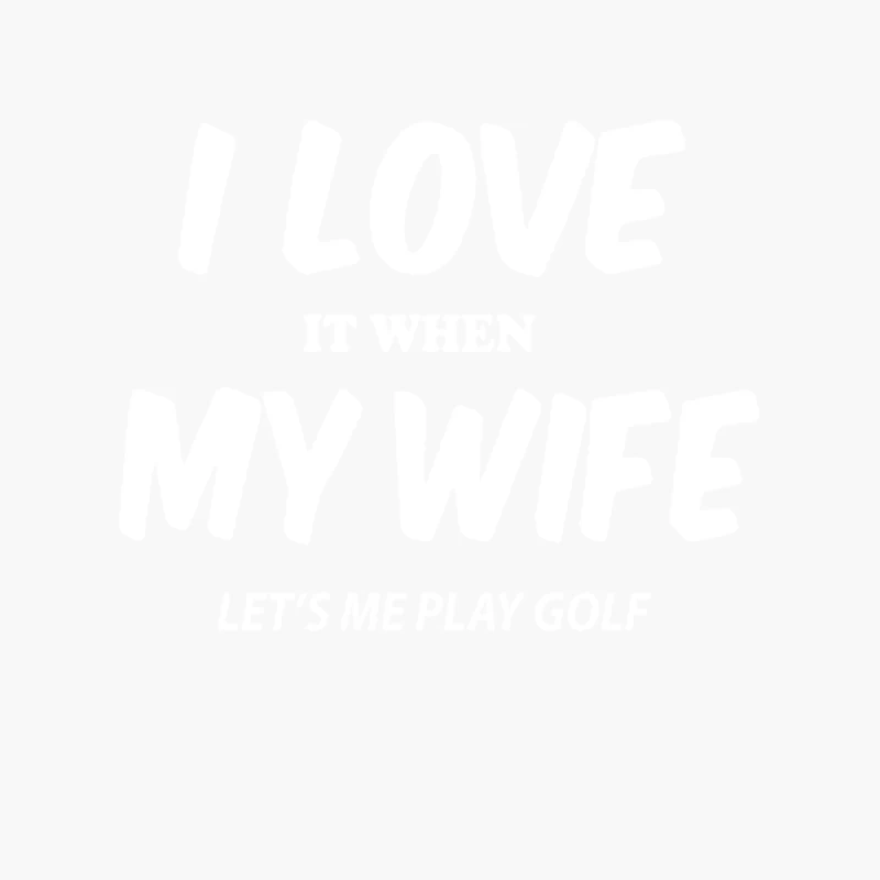 I Love My Wife Lets Me Play Cotton Tote Bag