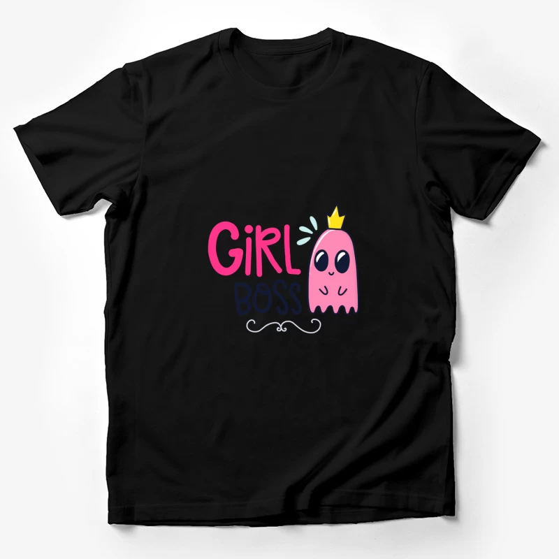 Design de Couronne et Fantôme 'Girl Boss' Homme T-Shirt