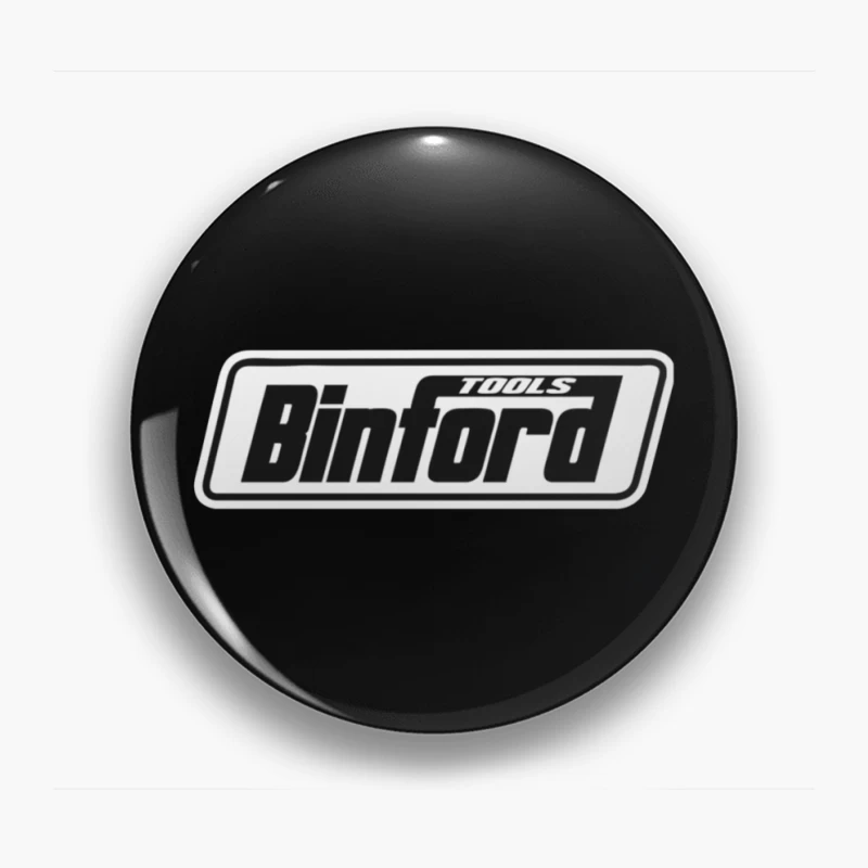 Binford Tools Black and White Company Logo Pin