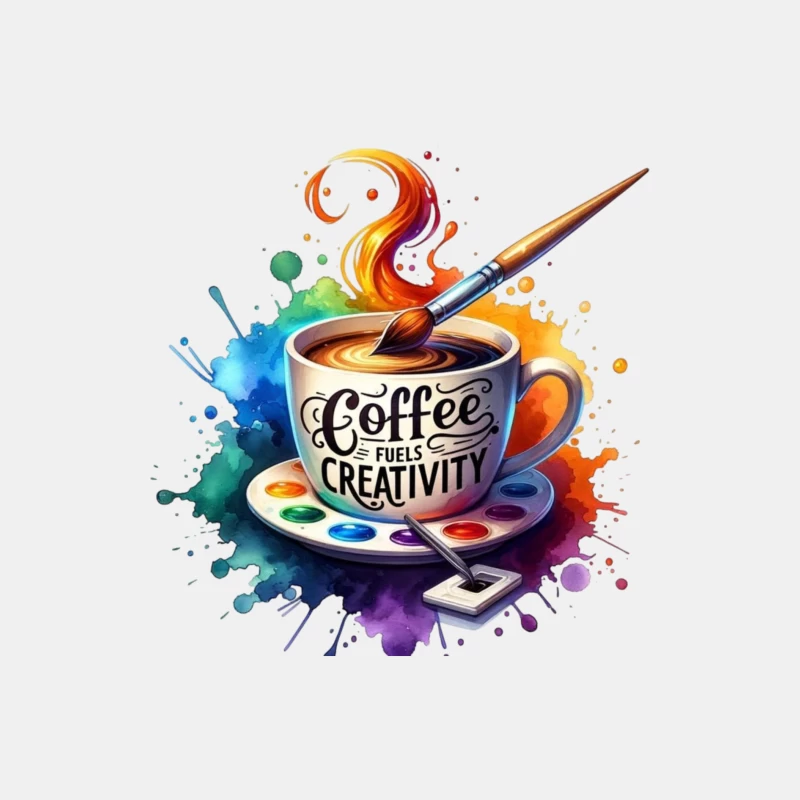 Coffee Fuels Creativity Male Tank Top