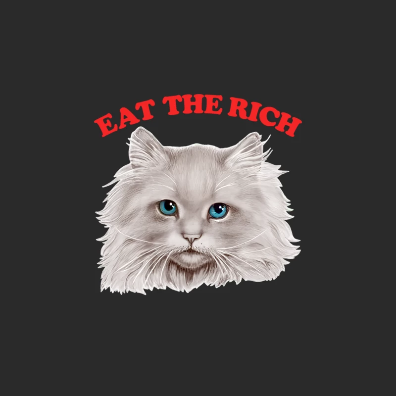 Eat The Rich Kitty Baseball Cap