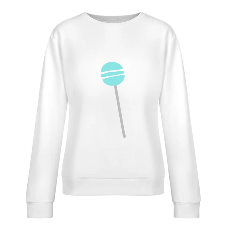 Illustration de sucette bleue Femme Sweat-shirt à enfiler