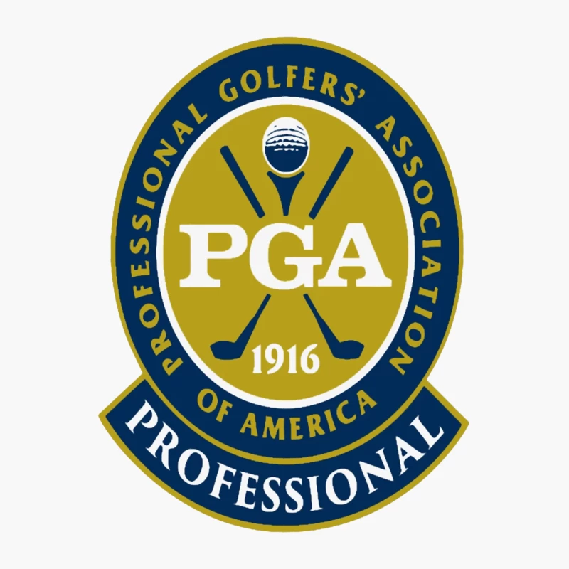 Professional Golfers' Association of America (PGA) Official Logo Cotton Tote Bag