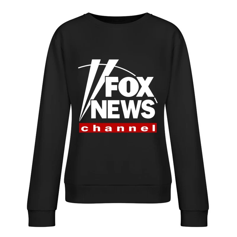 Fake News Channel Fox News Logo Female Pullover Sweatshirt