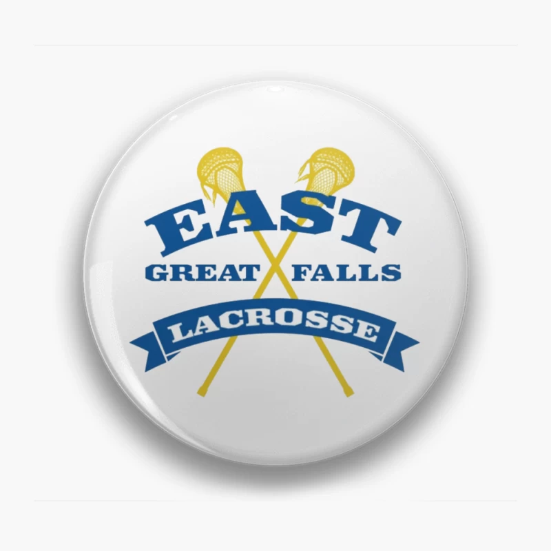 East Great Falls Lacrosse Pin